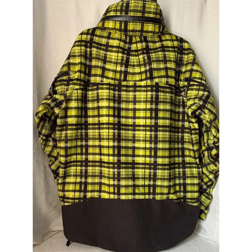 Helly Hansen TechXP Ski Jacket Mens XL Plaid Thinsulate  Snowboard Coat